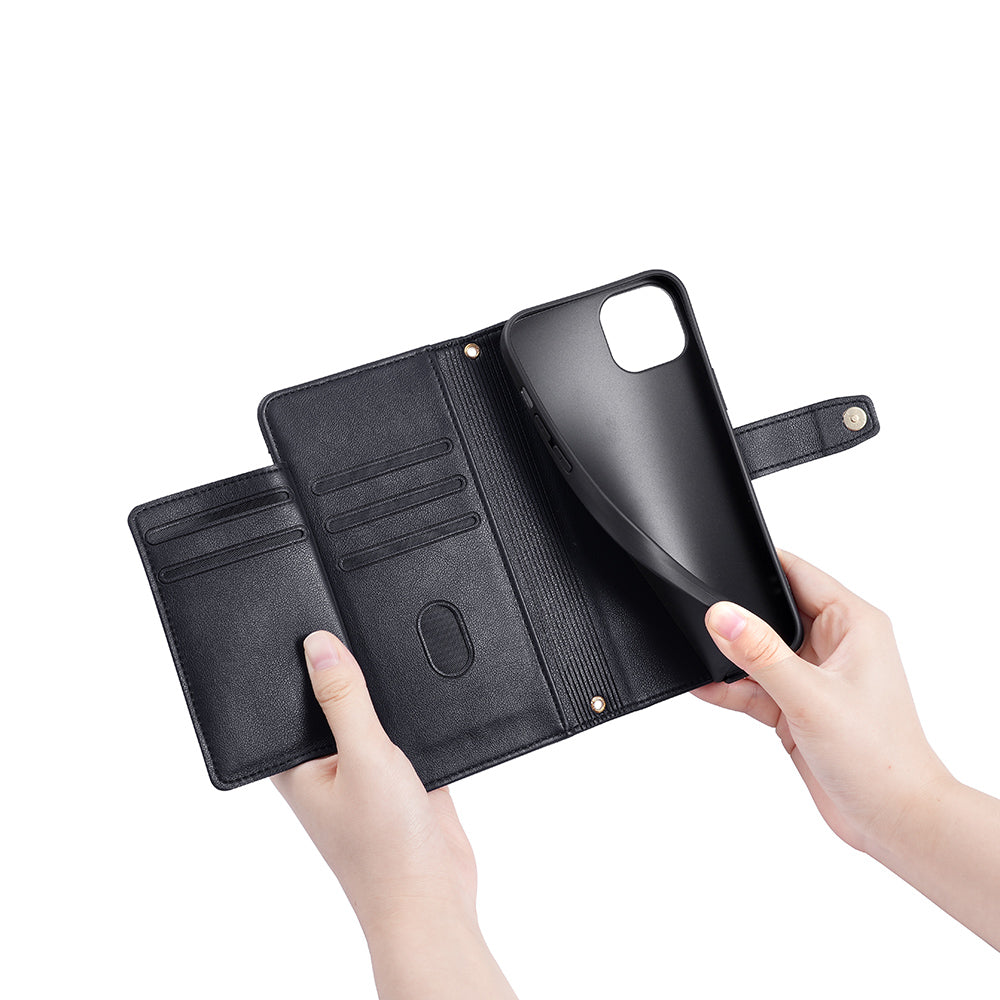 For Samsung Galaxy F14 5G Zipper Pocket Phone Case Anti-Drop PU Leather Wallet Phone Shell with 2 Straps For Samsung Galaxy F14 5G Zipper Pocket Phone Case Anti-Drop PU Leather Wallet Phone Shell with 2 Straps